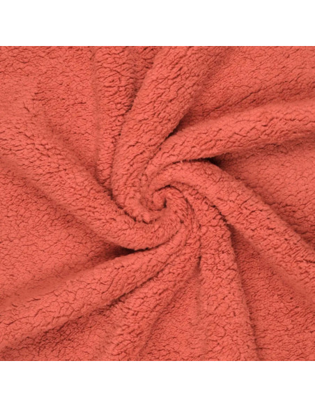 Sherpa fabric - Nacarat