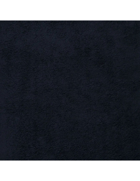 Dark navy sherpa fabric