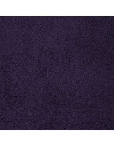 Dark purple sherpa fabric