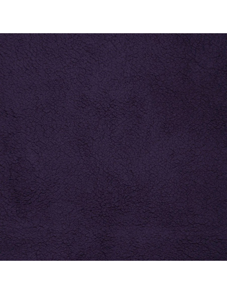 Dark purple sherpa fabric