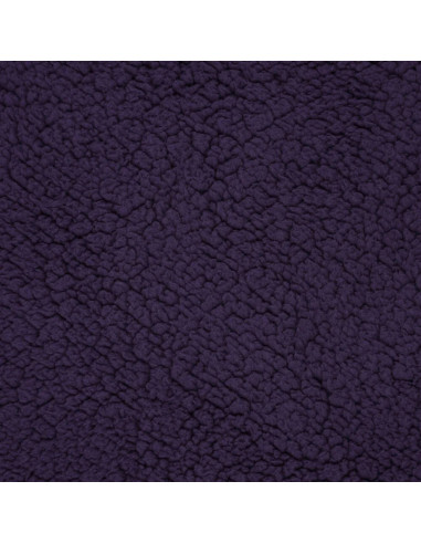 Dark purple sherpa fabric