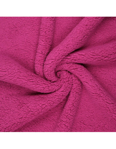 Sherpa fabric - Fuchsia