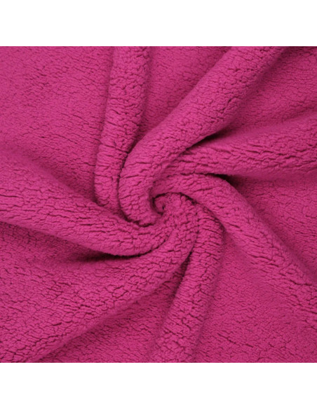 Sherpa fabric - Fuchsia