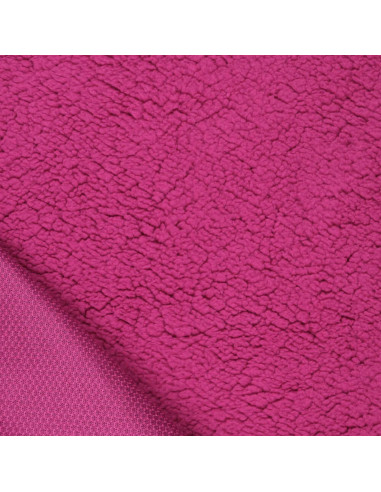 Sherpa fabric - Fuchsia