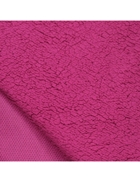 Sherpa fabric - Fuchsia