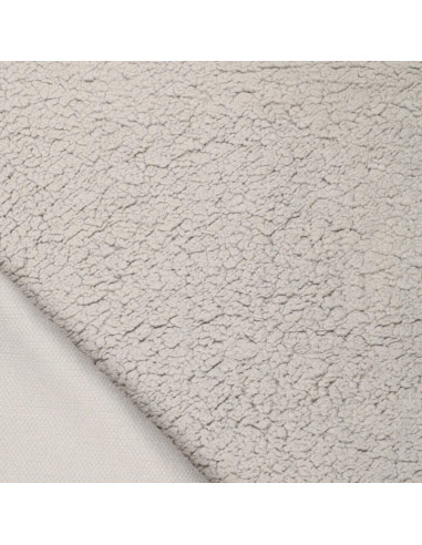 Sherpa fabric - Mouse gray