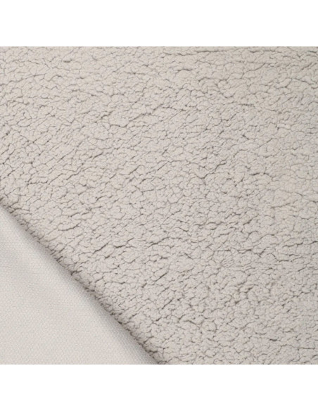 Sherpa fabric - Mouse gray