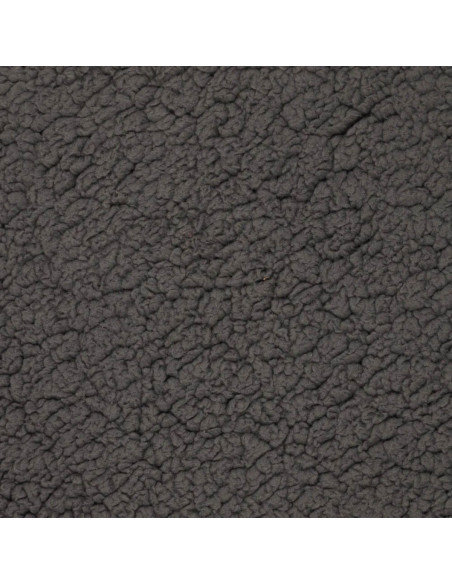 Sherpa fabric - Charcoal gray