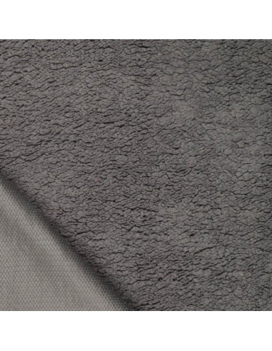 Sherpa fabric - Dark gray