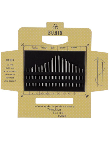 Notebook of 40 Bohin needles - Christmas Magic