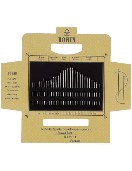 Notebook of 40 Bohin needles - Christmas Magic