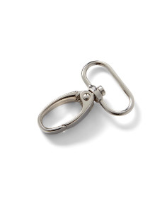 Metal carabiner 25 x 45 mm - Silver 2