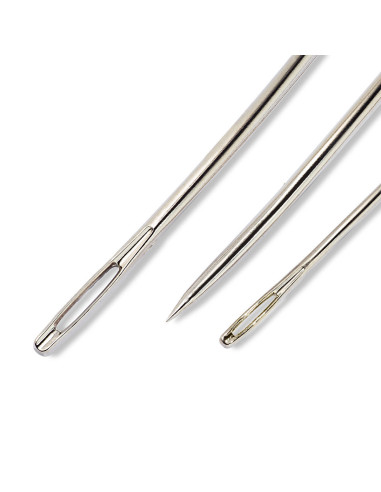 Curved needles for saddlers
