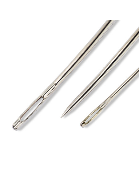 Curved needles for saddlers