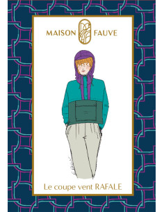 Rafale Windbreaker Pattern - Maison Fauve 2