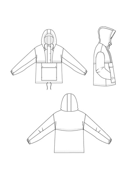 Rafale Windbreaker Pattern - Maison Fauve