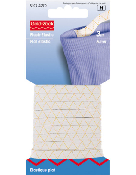 Flat elastic