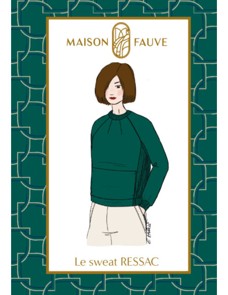 Ressac Sweatshirt Pattern - Maison Fauve