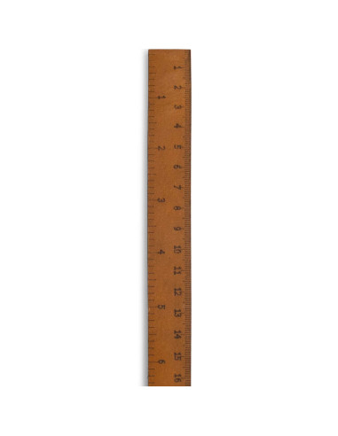 Muud Fu Rigid Leather Ruler - Whisky
