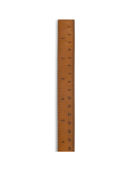 Muud Fu Rigid Leather Ruler - Whisky