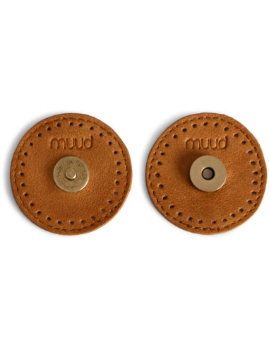 Muud Frida Magnetic Snap for Sewing in Leather - Whisky