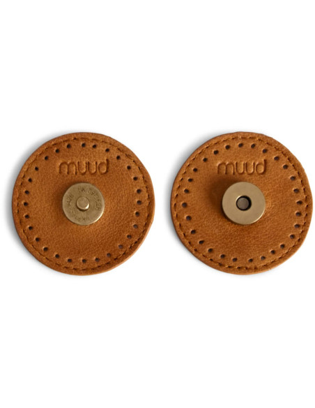 Muud Frida Magnetic Snap for Sewing in Leather - Whisky