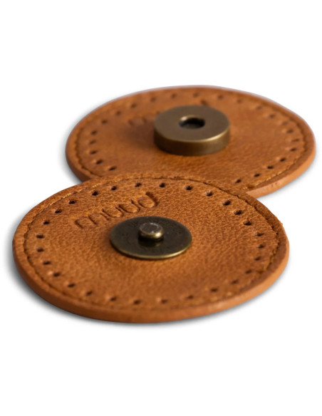 Muud Frida Magnetic Snap for Sewing in Leather - Whisky