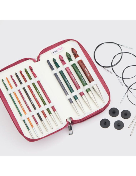 Dreamz Grande Tunisian Crochet Hook Set by KnitPro