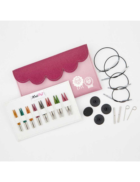 KnitPro Dreamz Mini Circular Knitting Needle Set