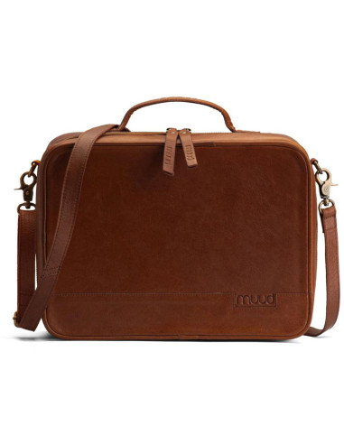 Muud Flora storage box for embroidery and sewing - Rich Brown
