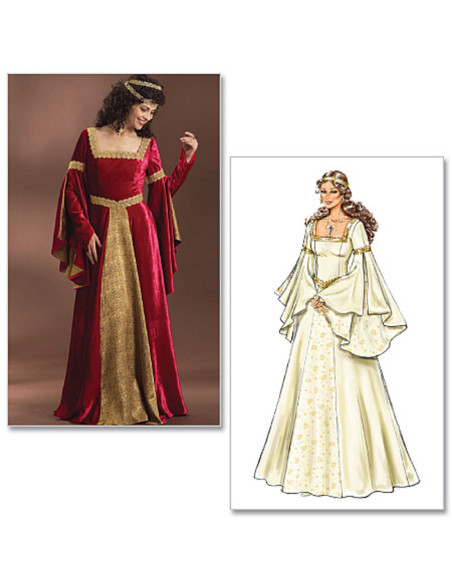 Medieval Dress Pattern - Butterick 4571
