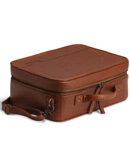 Muud Flora storage box for embroidery and sewing - Rich Brown