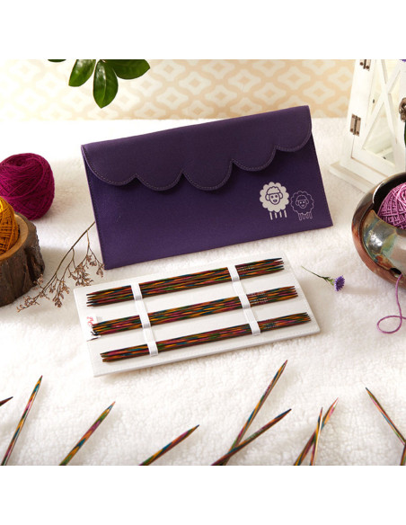 Symfonie KnitPro wooden double-pointed needle case