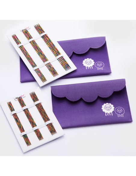 Symfonie KnitPro wooden double-pointed needle case