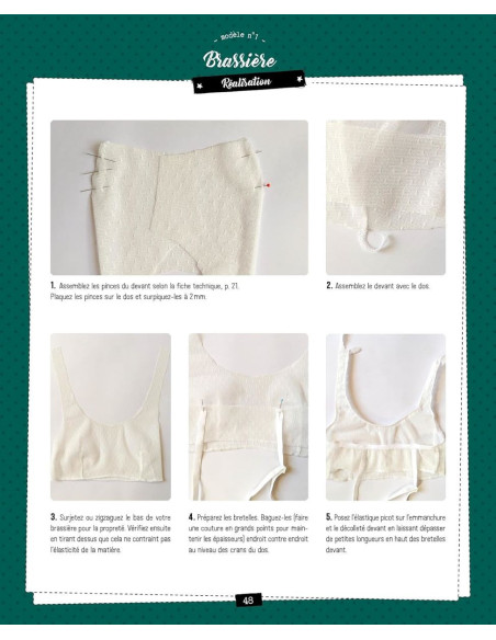 Book of small outfits to sew: Panties, bra, pajamas, bodysuit, swimsuit