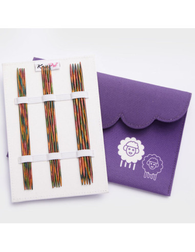 Symfonie KnitPro wooden double-pointed needle case