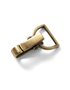 30 x 50 mm Carabiner - Brushed Antique Brass 2