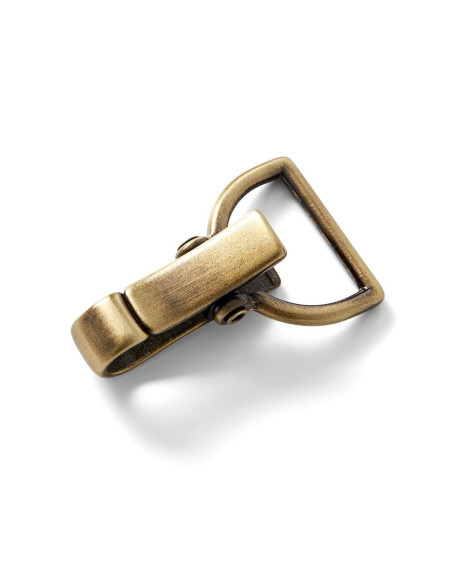 30 x 50 mm Carabiner - Brushed Antique Brass