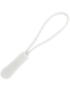 Pull cord for zipper - White