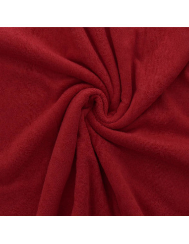 Micro terry viscose fabric - Red