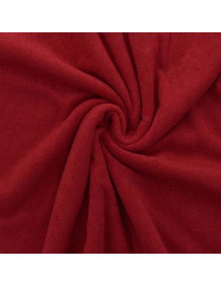 Micro terry viscose fabric - Red