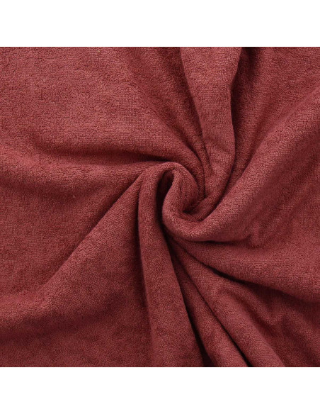 Micro terry viscose fabric - Paprika