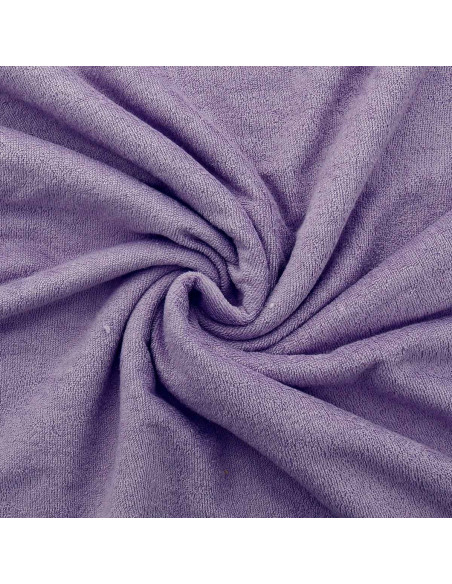 Light Lilac Viscose Micro Terry Fabric
