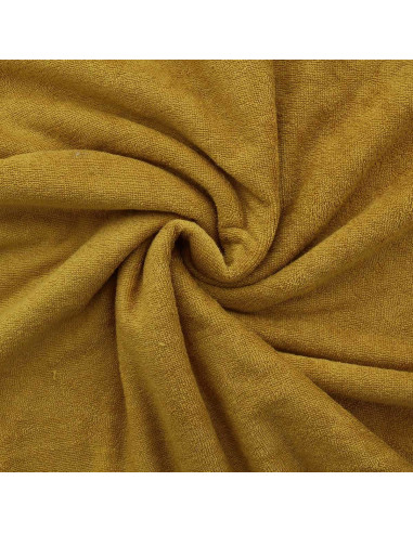 Viscose micro terry fabric - Mustard