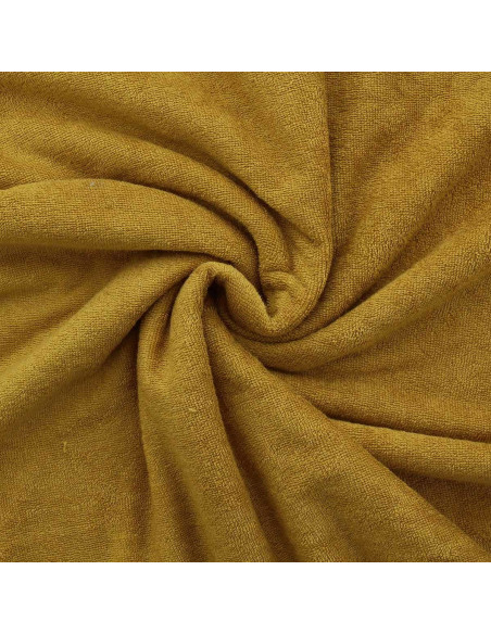 Viscose micro terry fabric - Mustard