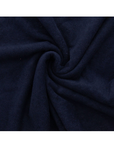 Micro terry viscose fabric - Midnight blue