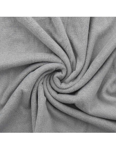 Micro terry viscose fabric - Gray