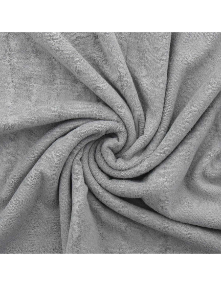 Micro terry viscose fabric - Gray