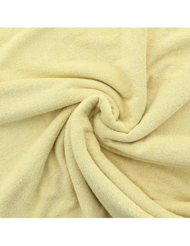 Micro terry viscose fabric - Vanilla