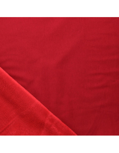 Alpine fleece sweatshirt fabric - Red